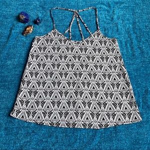 Abercrombie Geometric Tank Top Blouse